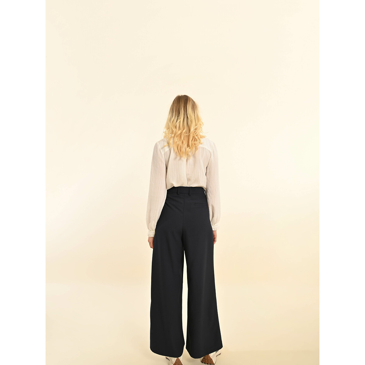 Palazzo Trousers navy blue, MOLLY BRACKEN