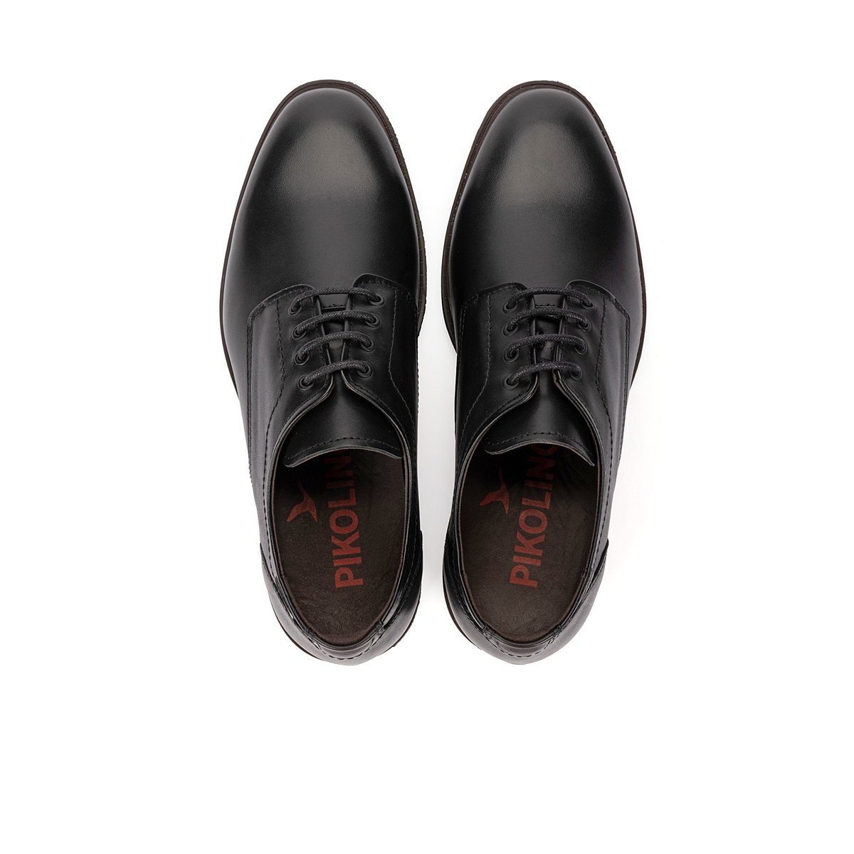 Chaussures à lacets cuir Pamplona black, PIKOLINOS