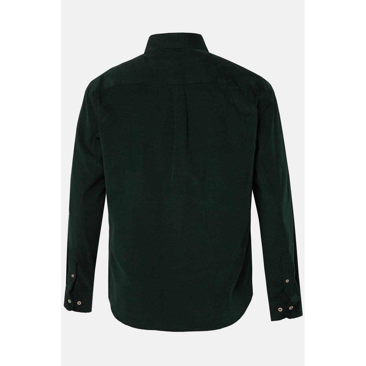 Chemise en velours côtelé. Col requin. Coupe vert foncé, JP1880