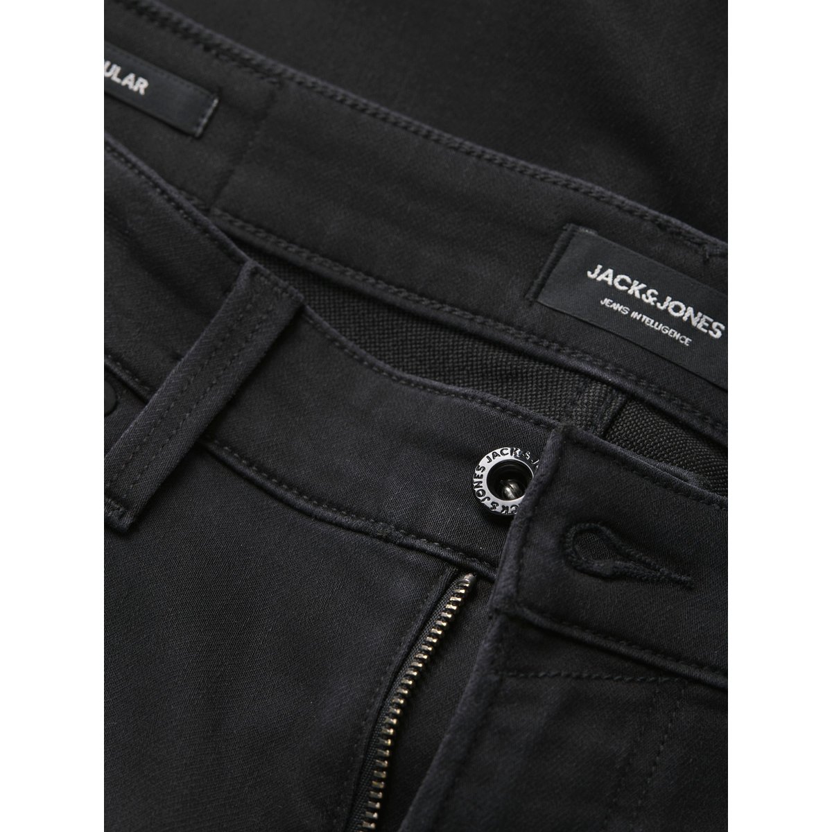 Short En Denim black denim 1, JACK & JONES