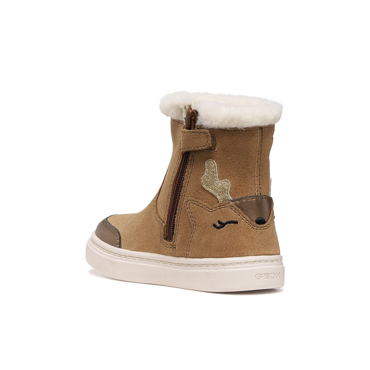 Bottes en cuir suède, NASHIK cognac, GEOX