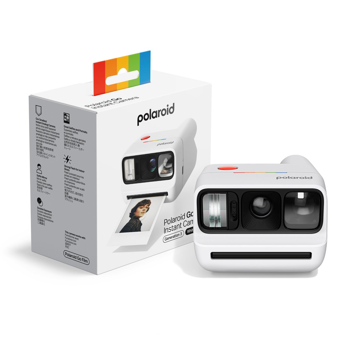 Pack appareil photo instantané et films BOX GO GEN 3 blanc, POLAROID