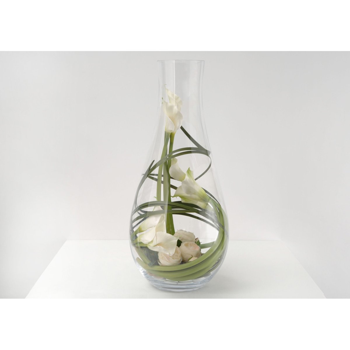 Galets en verre s - Seau de 4 kg blanc, AMADEUS