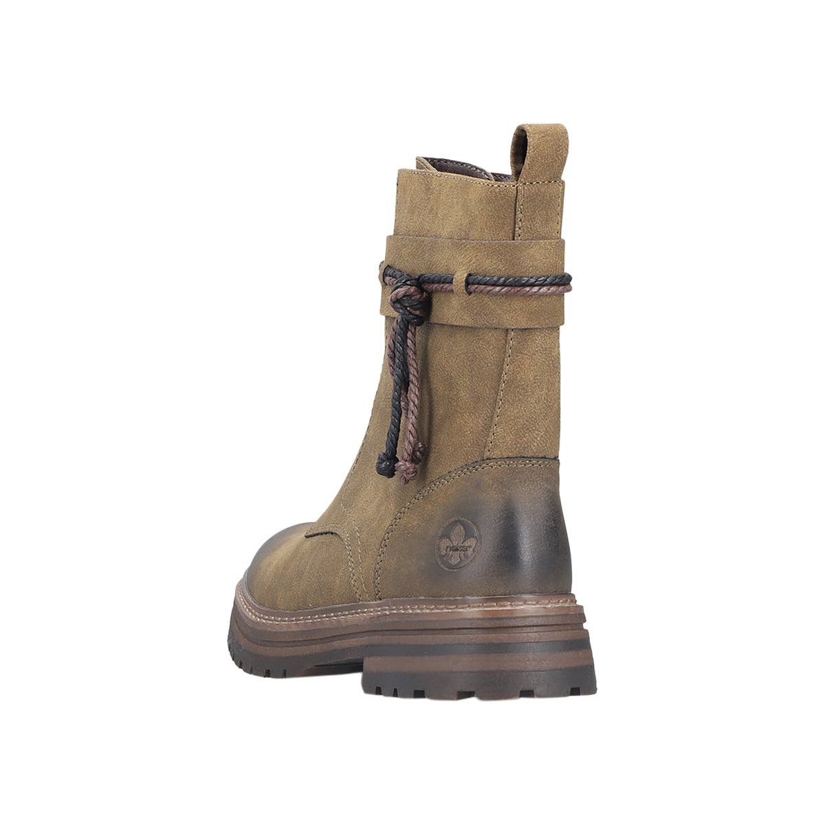 Bottines à Zip Neiva vert, RIEKER