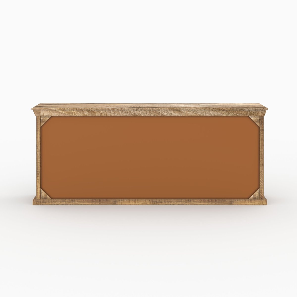 Ensemble 2 buffets en bois de manguier - TABUK marron, MAISON PAVANE