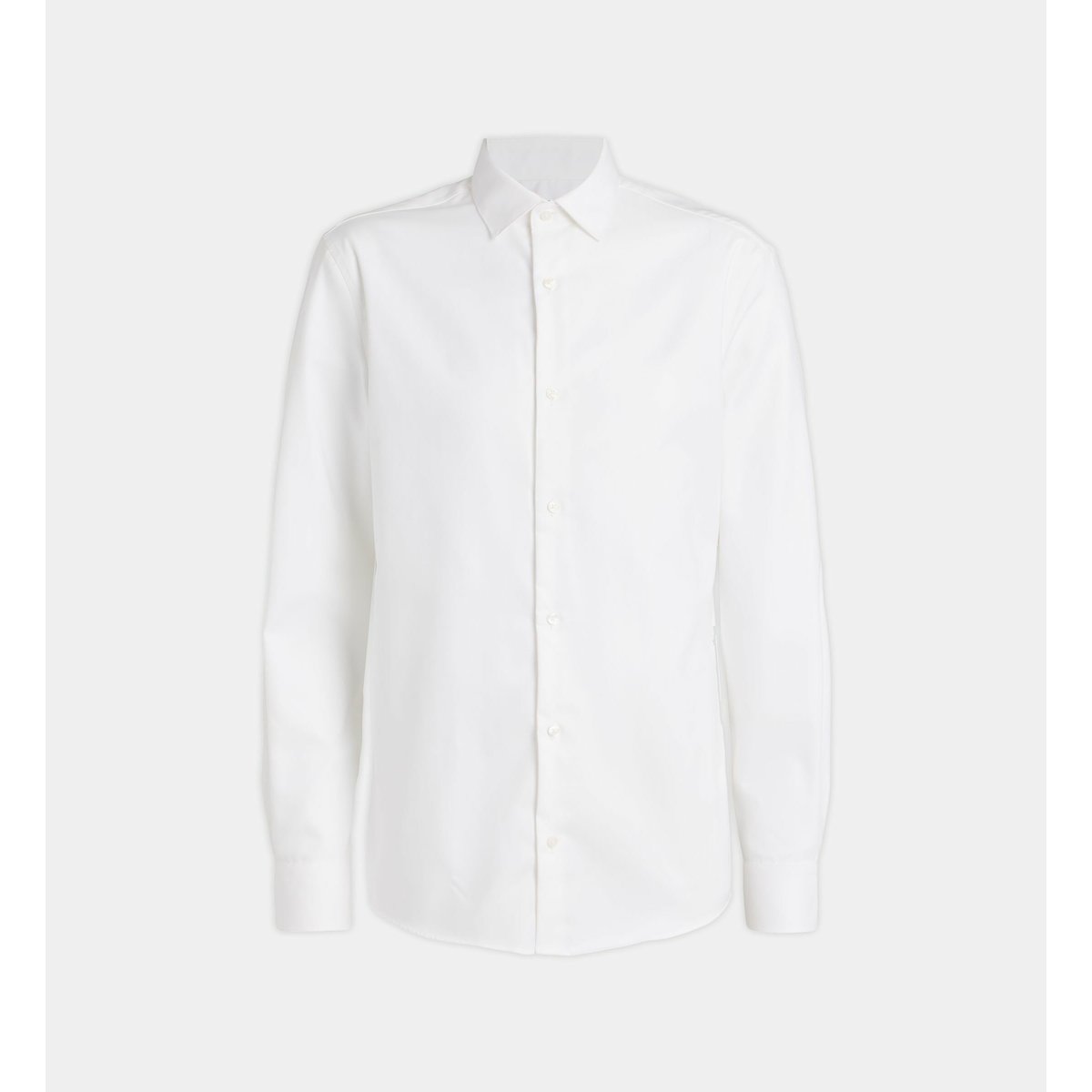 Chemise droite hsrdobba en coton blanc, GALERIES LAFAYETTE
