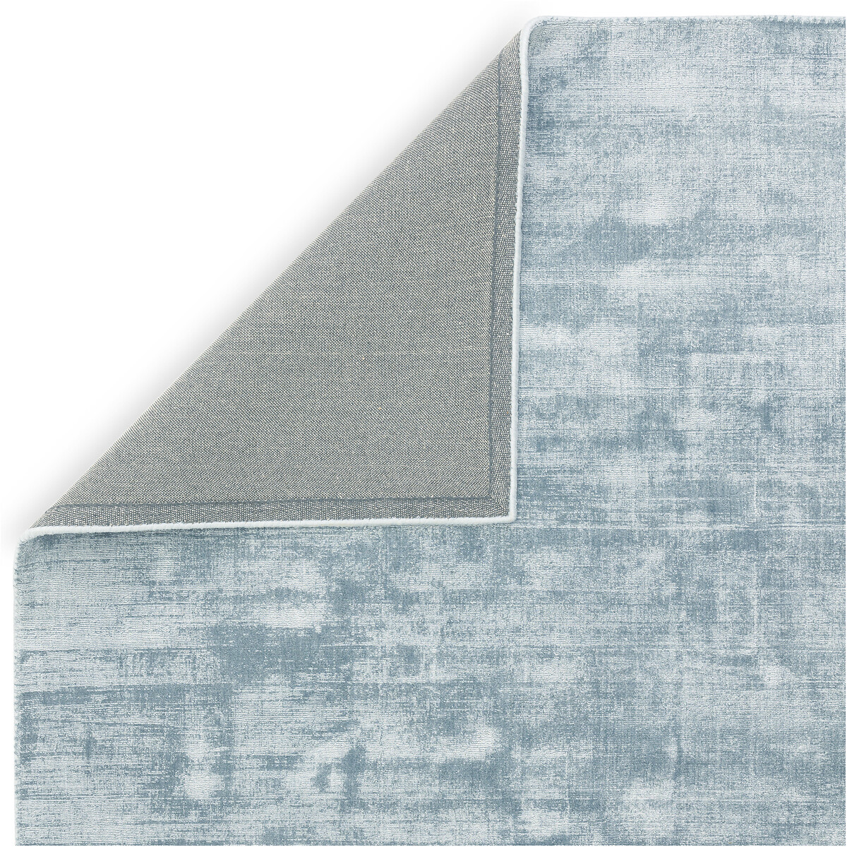 Distressed Hand Woven Viscose Rug blue, SO'HOME