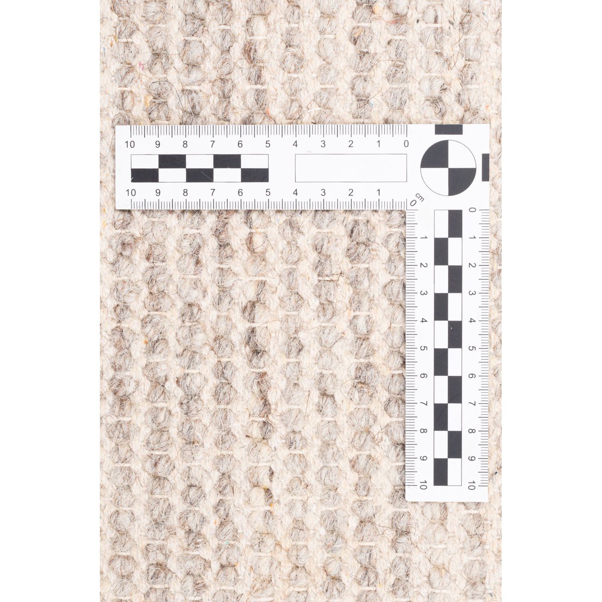 Tapis en laine vierge noué à la main gris, THEKO