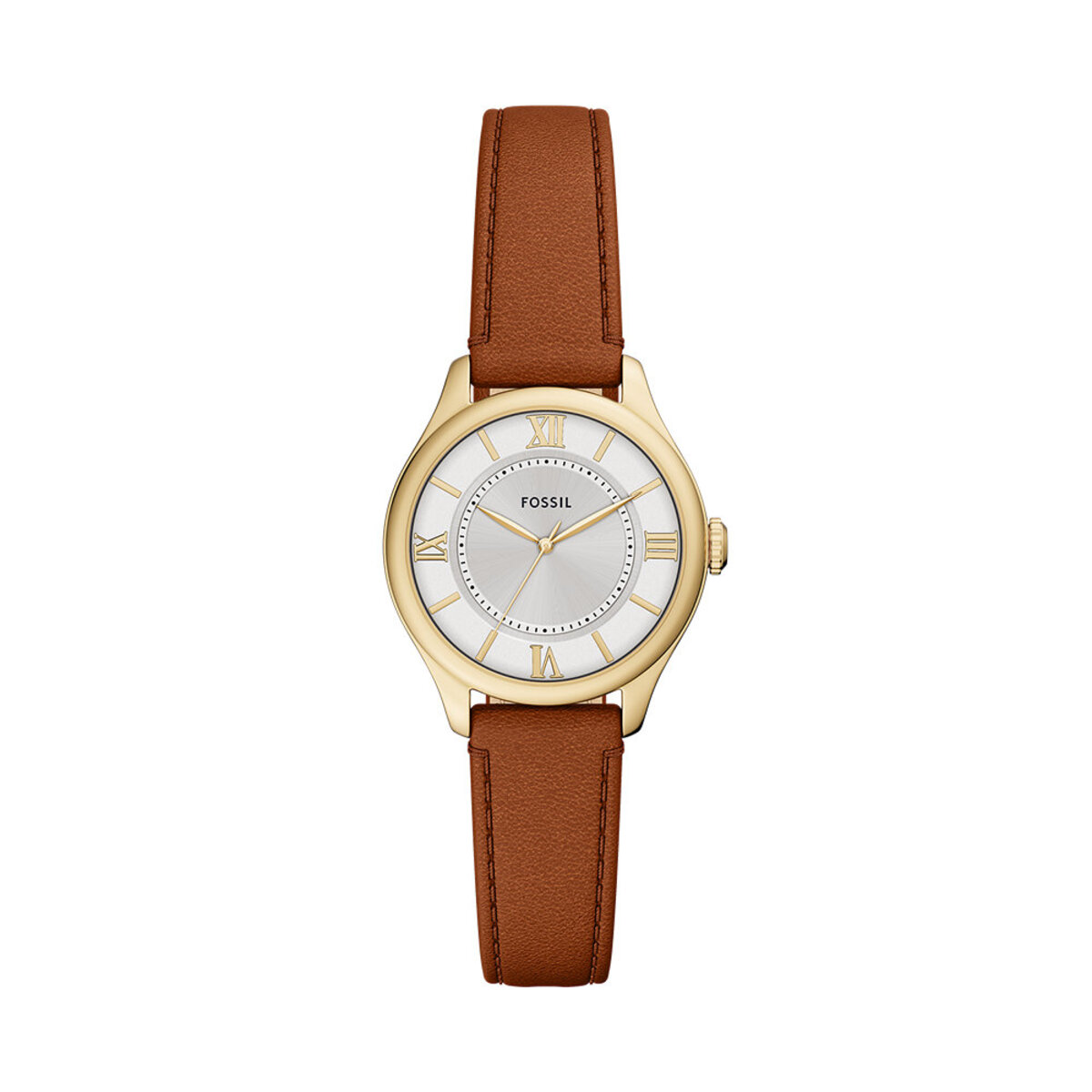 Montre Analogique  GILMORE doré argenté marron, FOSSIL