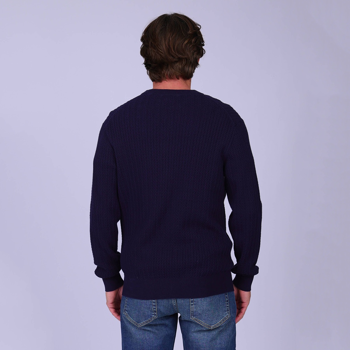 Pull chevrons Galvin bleu marine, MISE AU GREEN