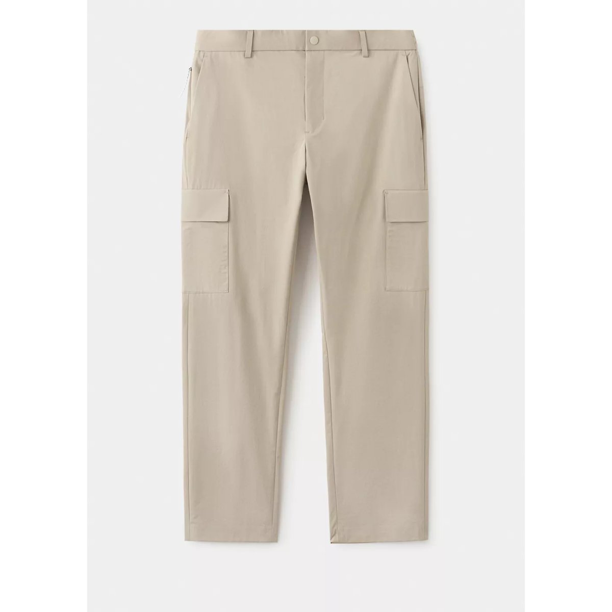 Pantalon cargo slim-fit comfort stretch beige, MANGO MAN