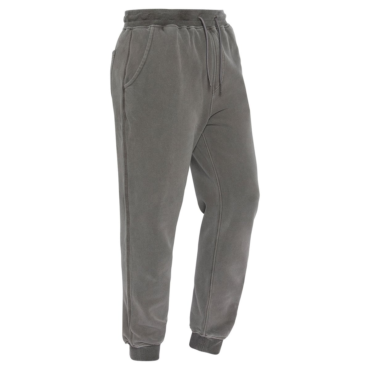 Pantalon de survêtement, effet délavé charbon, SCHOTT