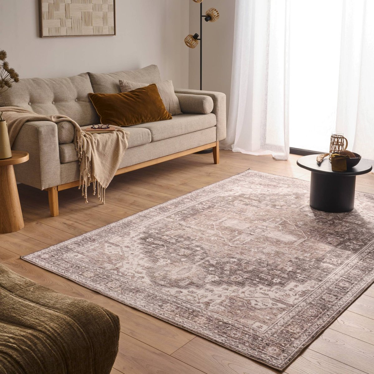 Tapis intérieur rectangulaire persan EMILE multicolore, SWEEEK