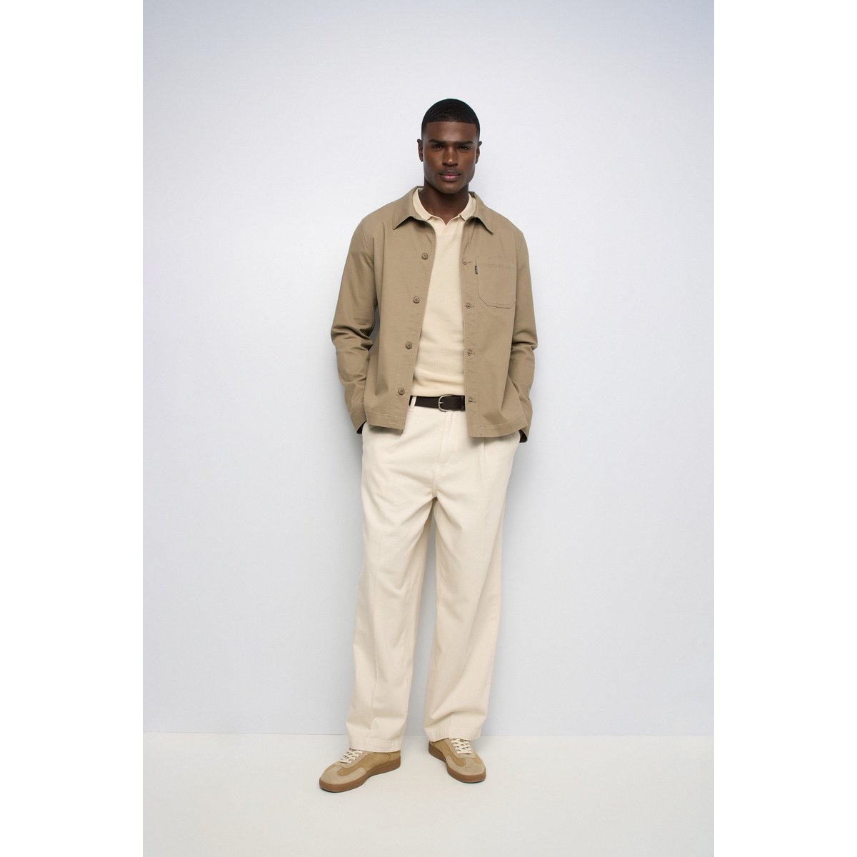 SURCHEMISE COUPE REGULAR vert kaki, SALSA JEANS
