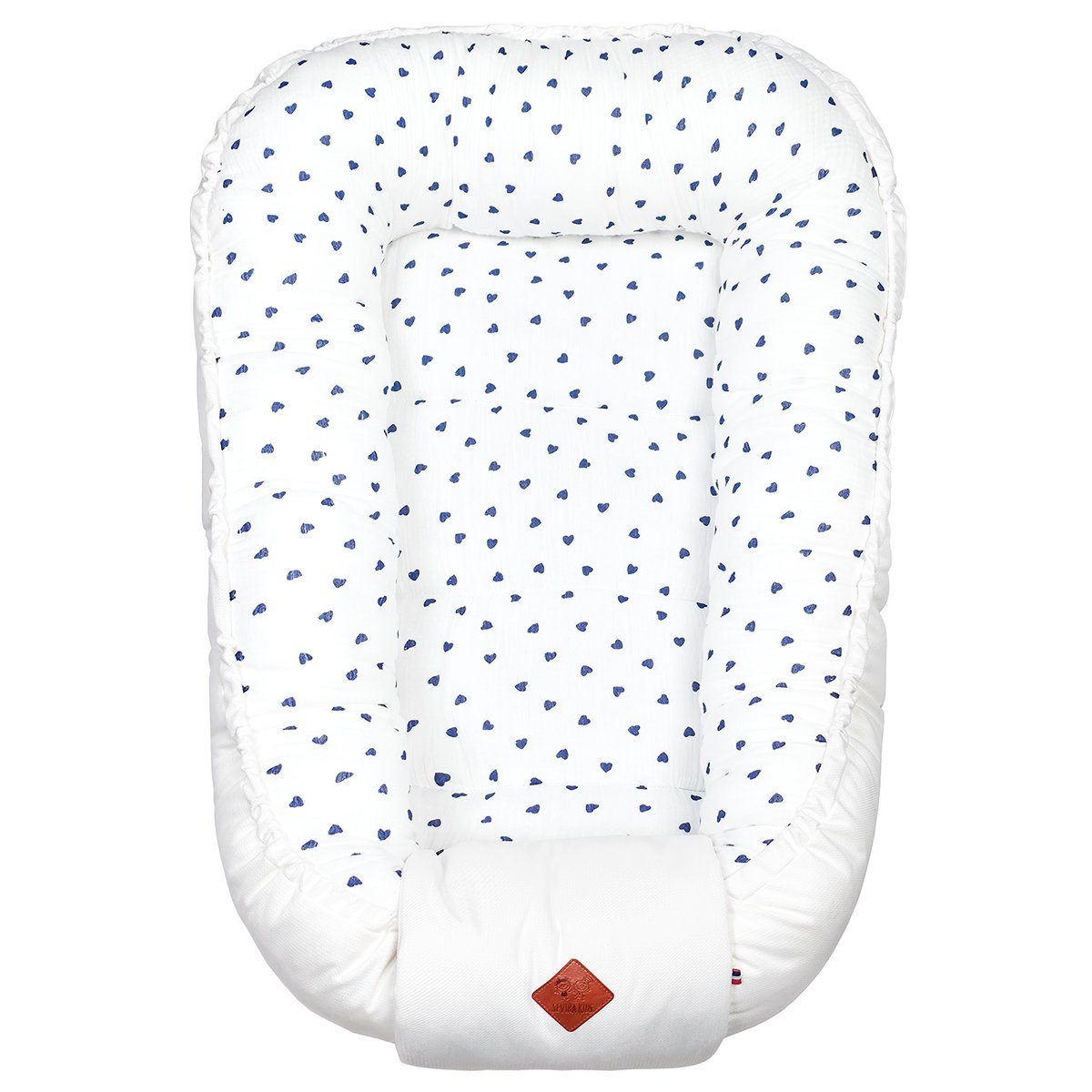 Cocon nid bébé matelassé réducteur de lit LOVIO rouge, SEVIRA KIDS