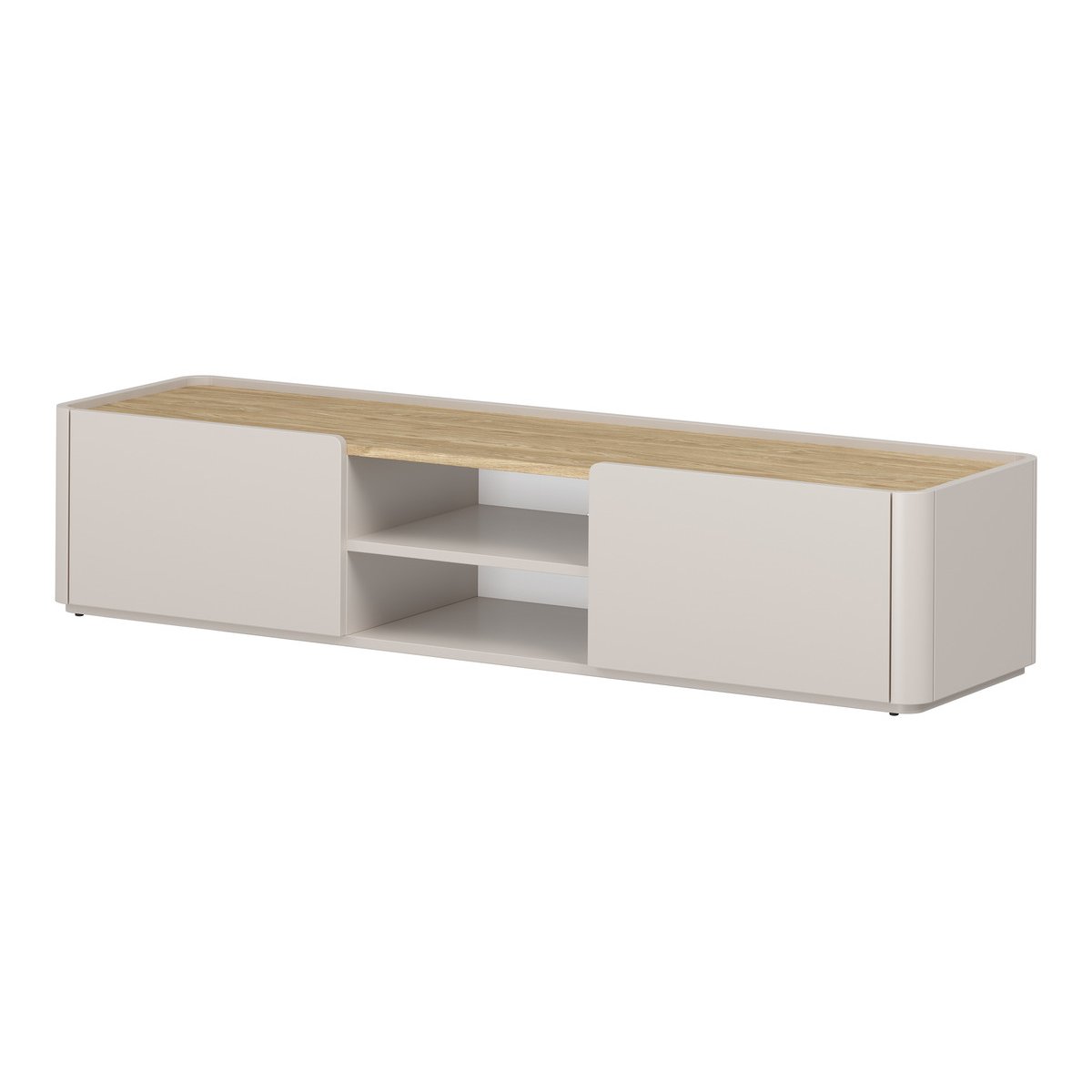 Meuble TV 170 cm , ANYRA beige, BOBOCHIC