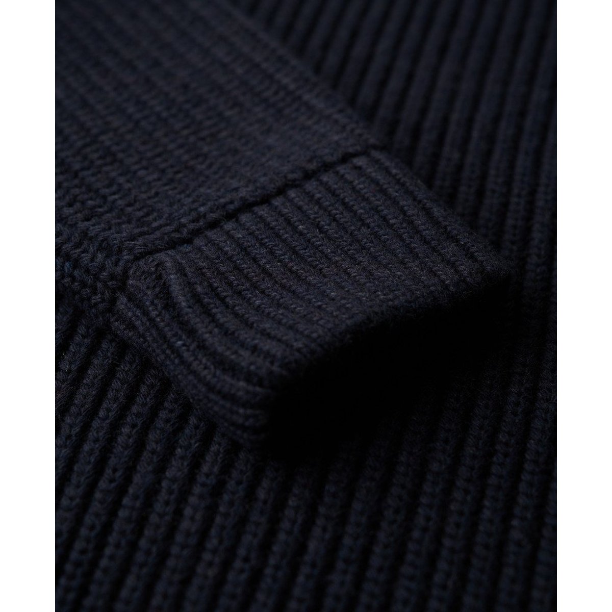 Pull texturé à col roulé Merchant Store bleu marine marchand, SUPERDRY