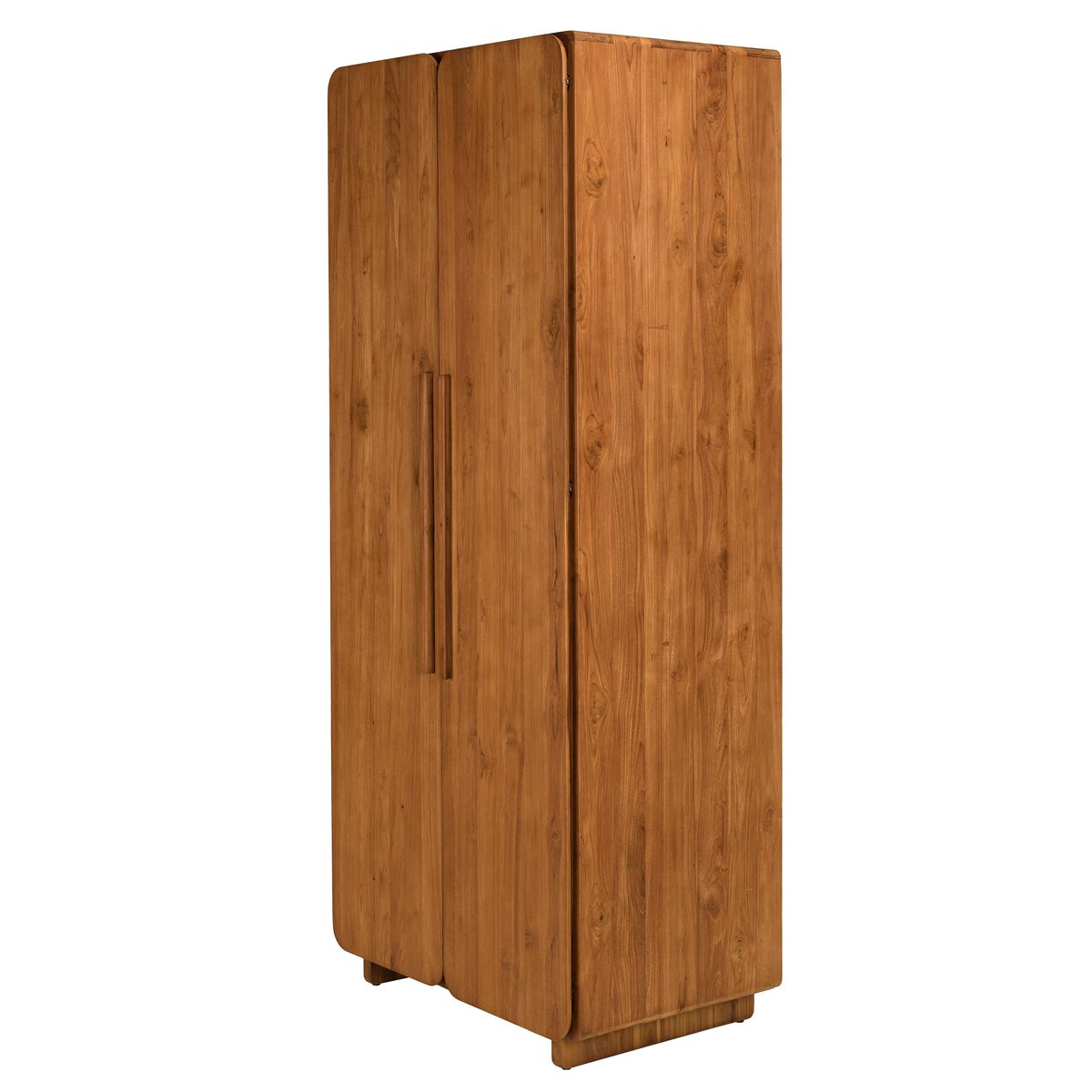 Armoire 2 portes 80x195cm en bois de teck recyclé SWING bois naturel, PIER IMPORT