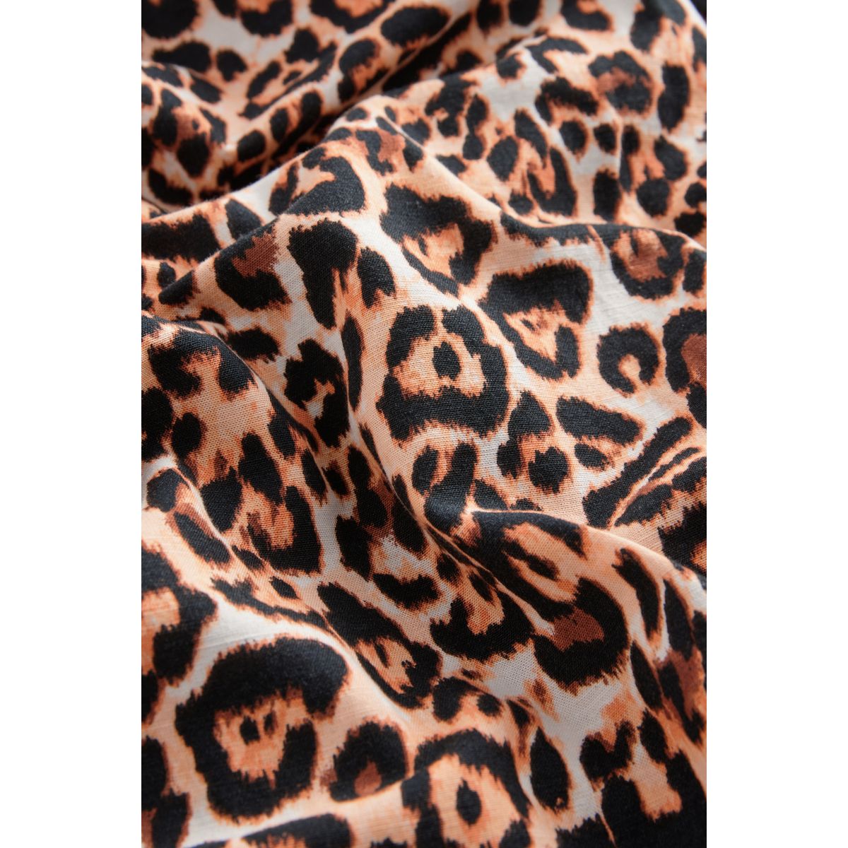 Robe mi-longue à manches bouffantes animal, NEXT