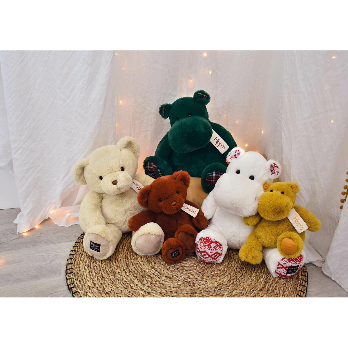 Doudou Le Nounours 28cm cannelle, HISTOIRE D'OURS