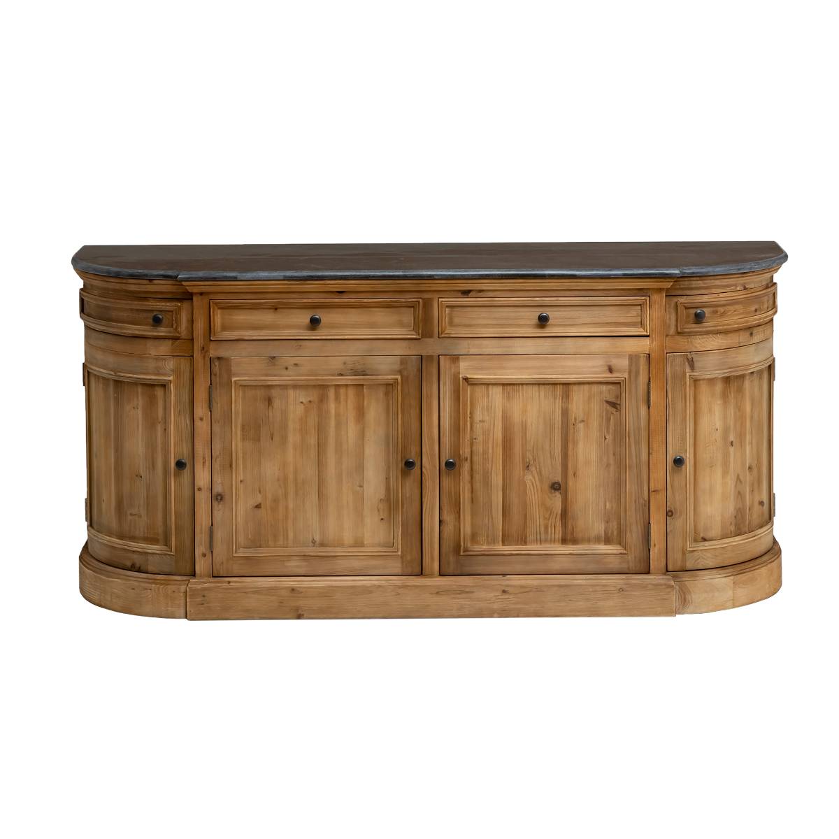 Buffet en bois massif GARANCE bois foncé, MADE IN MEUBLES