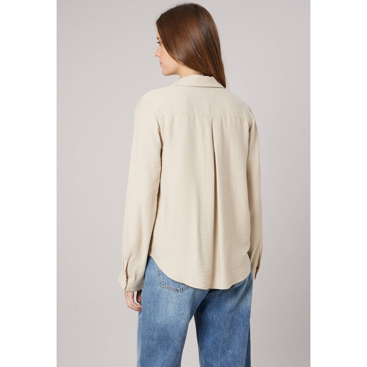 Blouse fluide femme DOANA mastic, DEELUXE