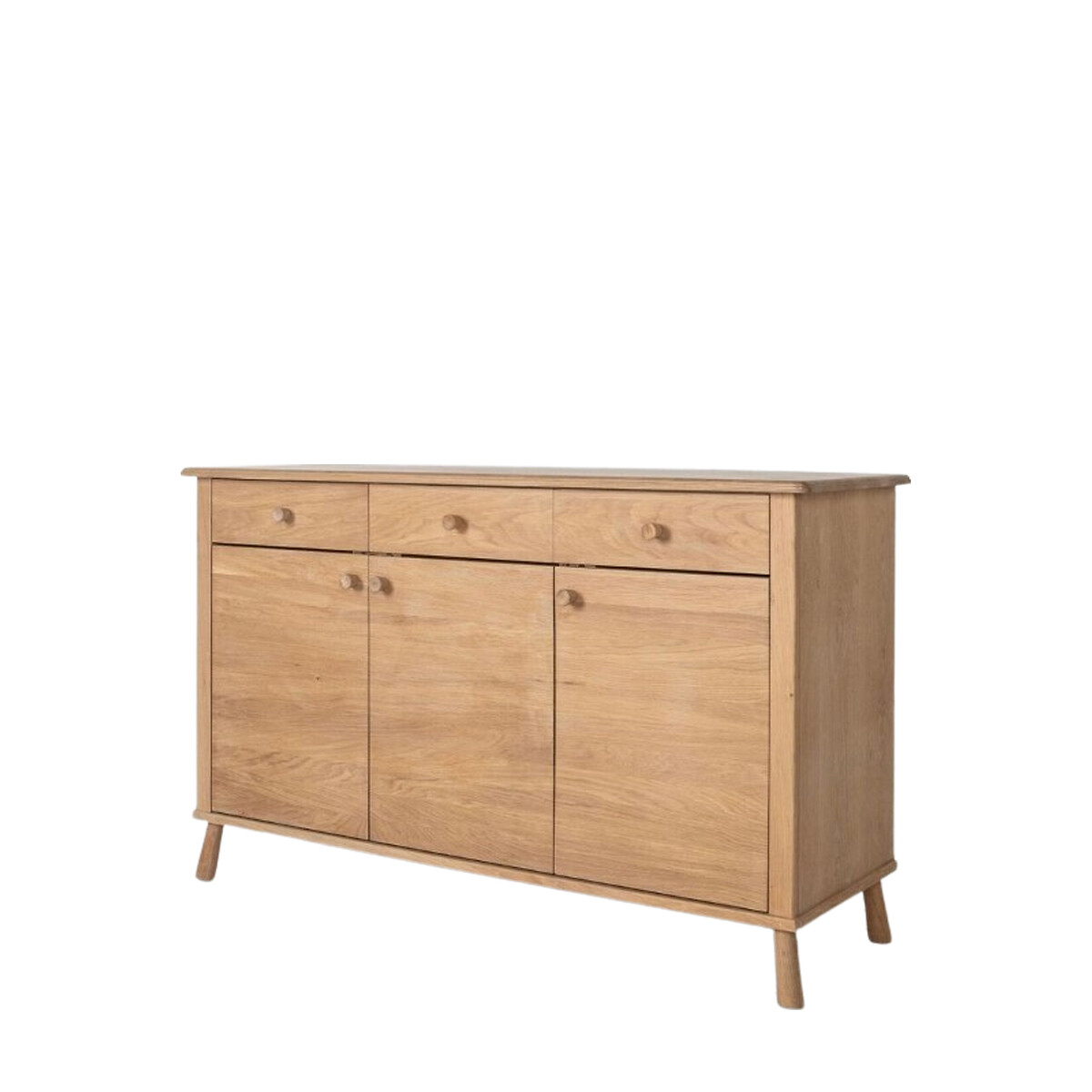 Wycombe Scandi Oak 3 Door Sideboard natural oak, ÉDITÉ