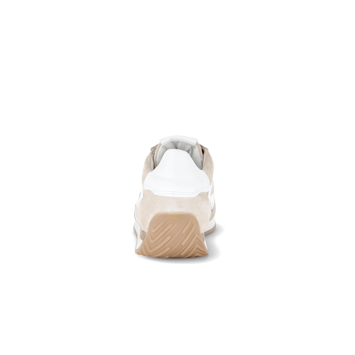 Baskets en cuir à talon compensé beige, GABOR