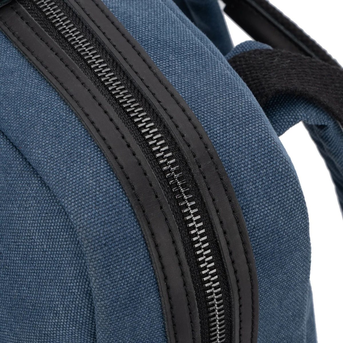 Sac à dos en toile et cuir DUGOMMIER denim, OH MY BAG