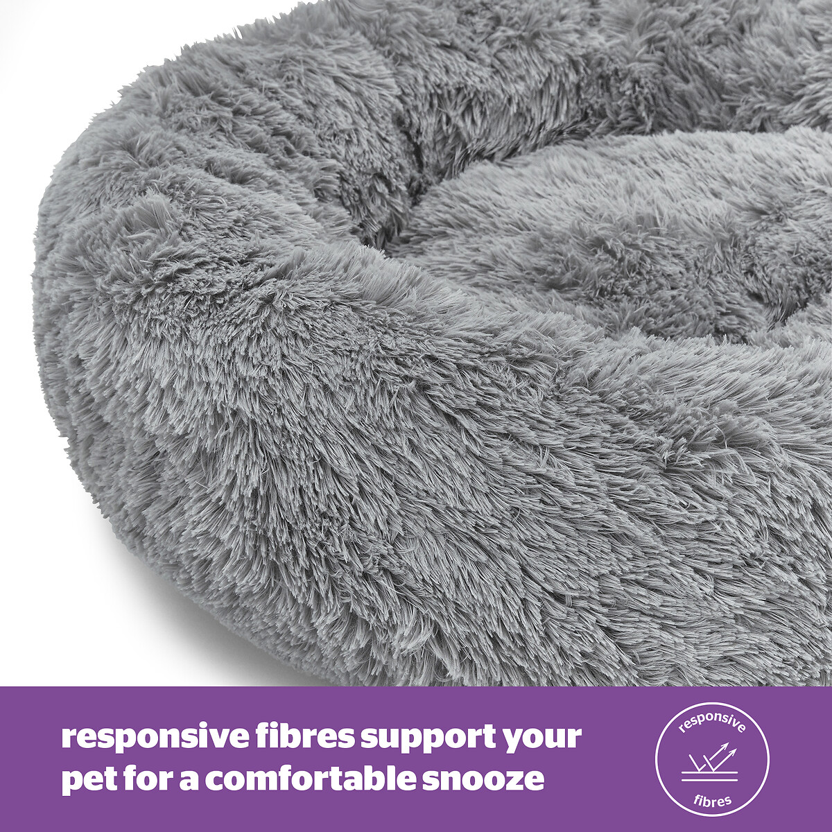 Donut Pet Bed grey, SILENTNIGHT