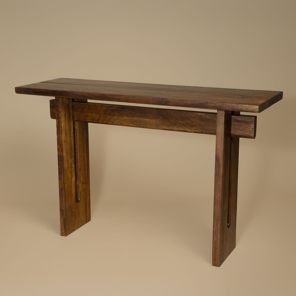 Saori Japandi Acacia Wood Console Table dark acacia wood, ÉDITÉ