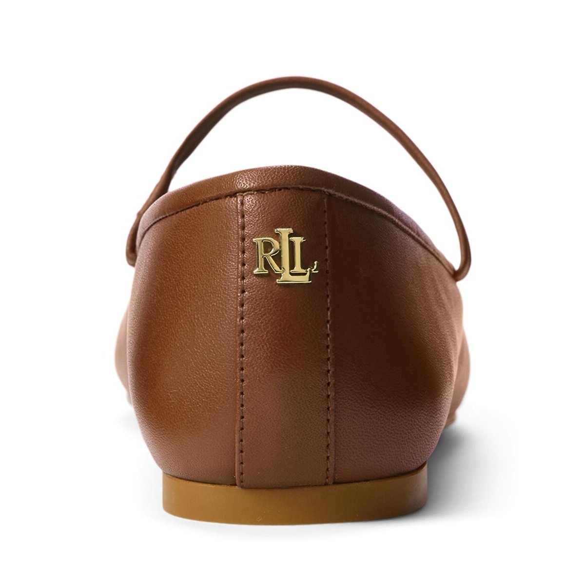 Ballerines babies en cuir Jayna tan, LAUREN RALPH LAUREN