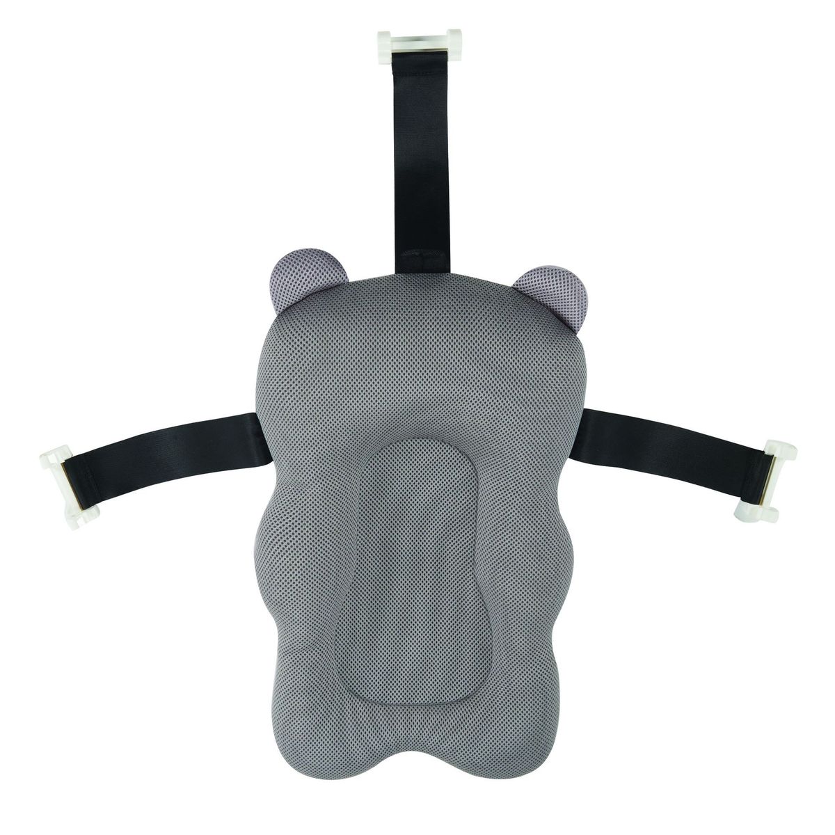 Coussin de bain panda gris couleur unique, TINEO
