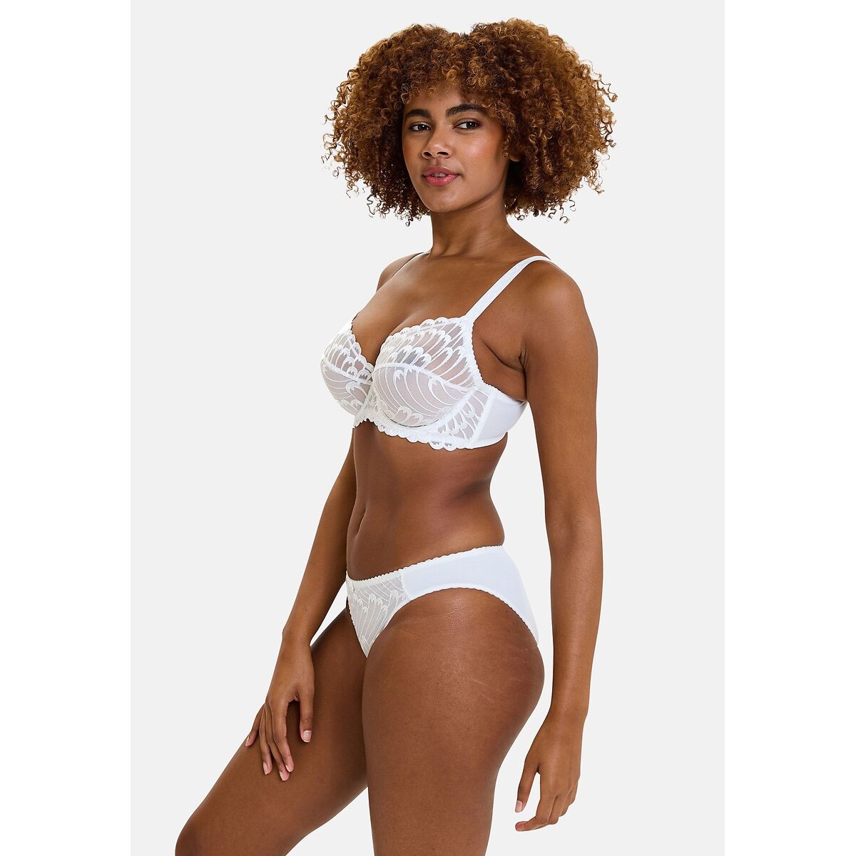 Slip en dentelle NARCISSE ivoire, SANS COMPLEXE