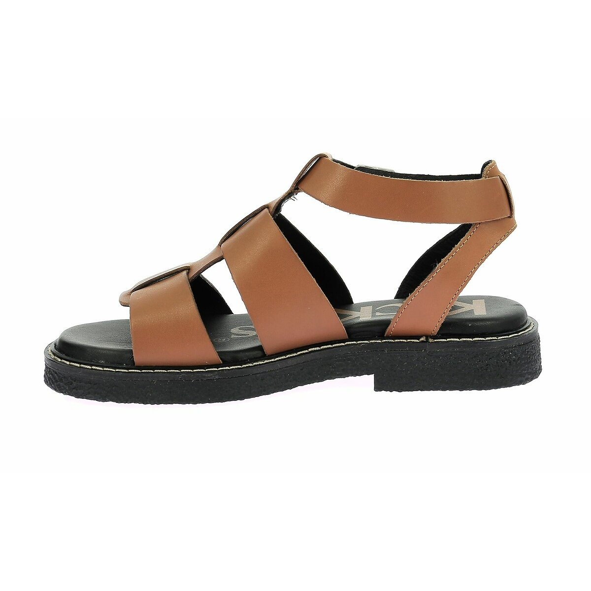 Sandali in pelle Kick Lila cammello, KICKERS