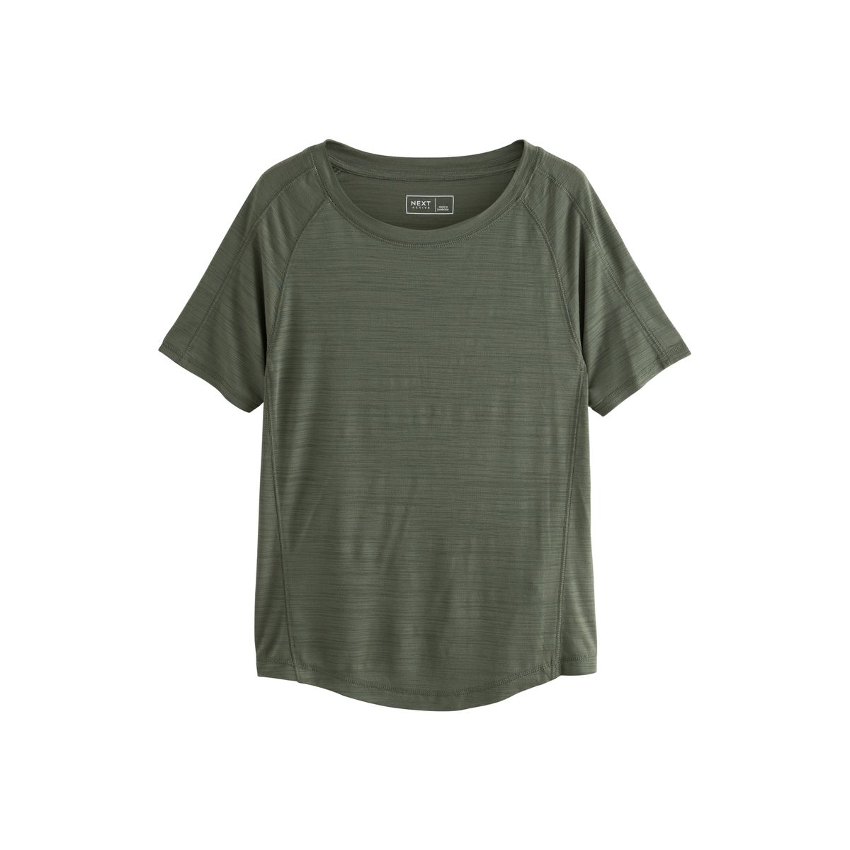 T-shirt ras du cou manches courtes, lot de 2 noir/vert, NEXT