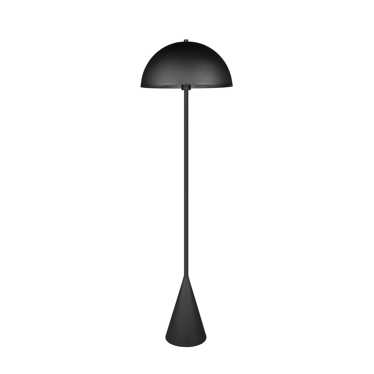 Lampadaire design en métal, ALFIE noir, TRIO