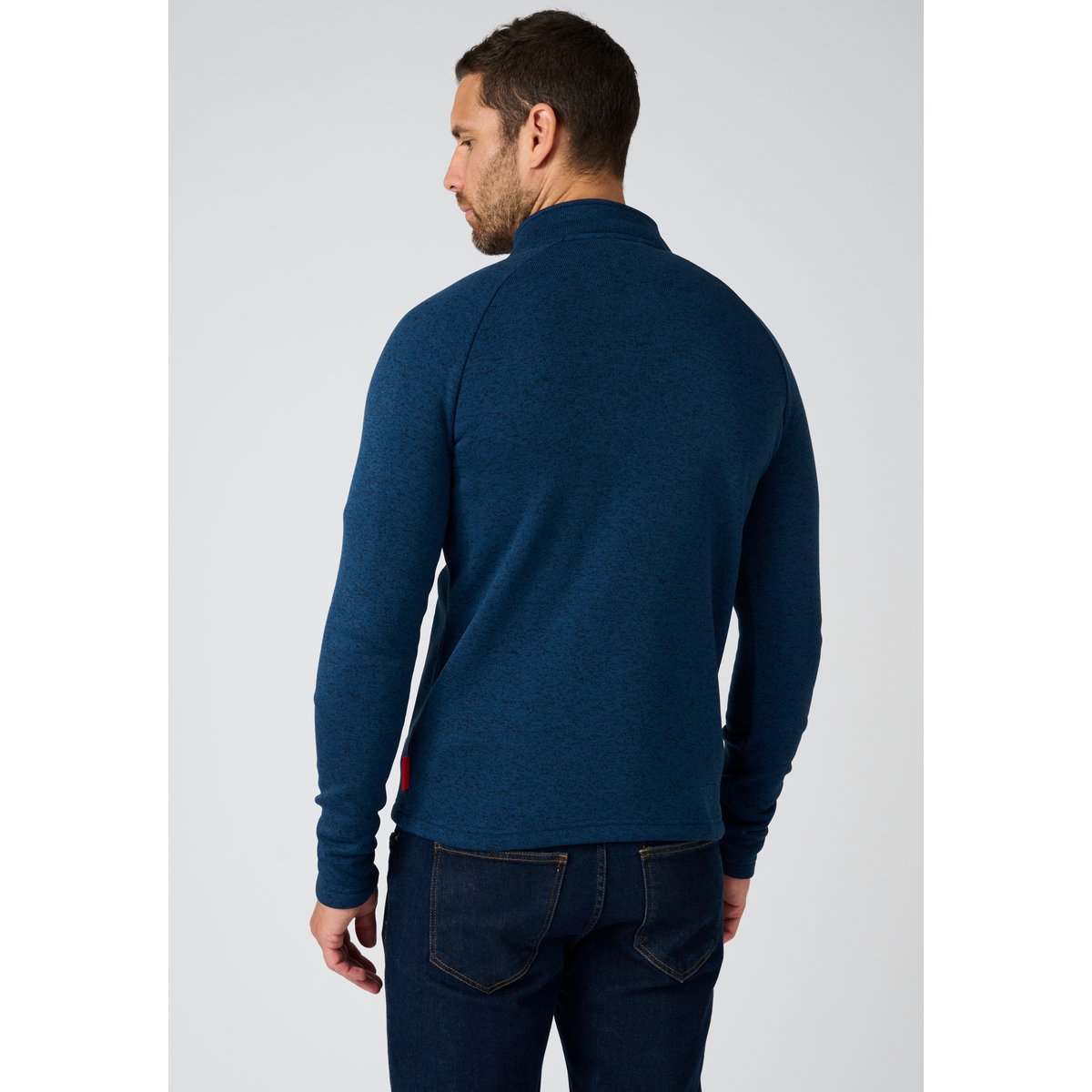 Veste Thermolactyl en maille polaire, bleu chine, DAMART SPORT