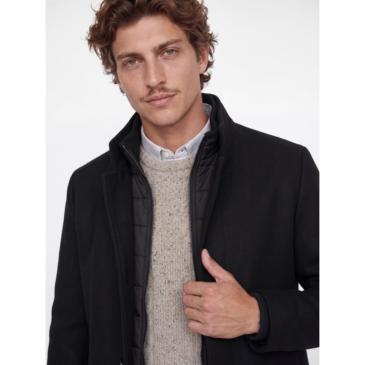 Manteau black 1, JACK & JONES