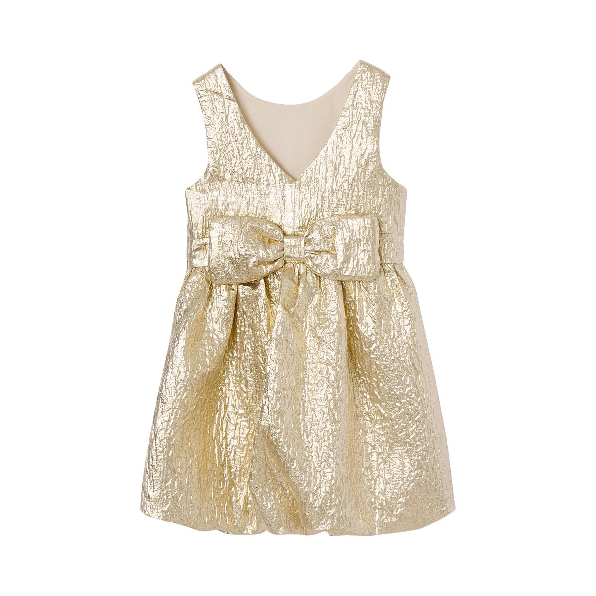 Robe de fête sans manches doré, VERTBAUDET