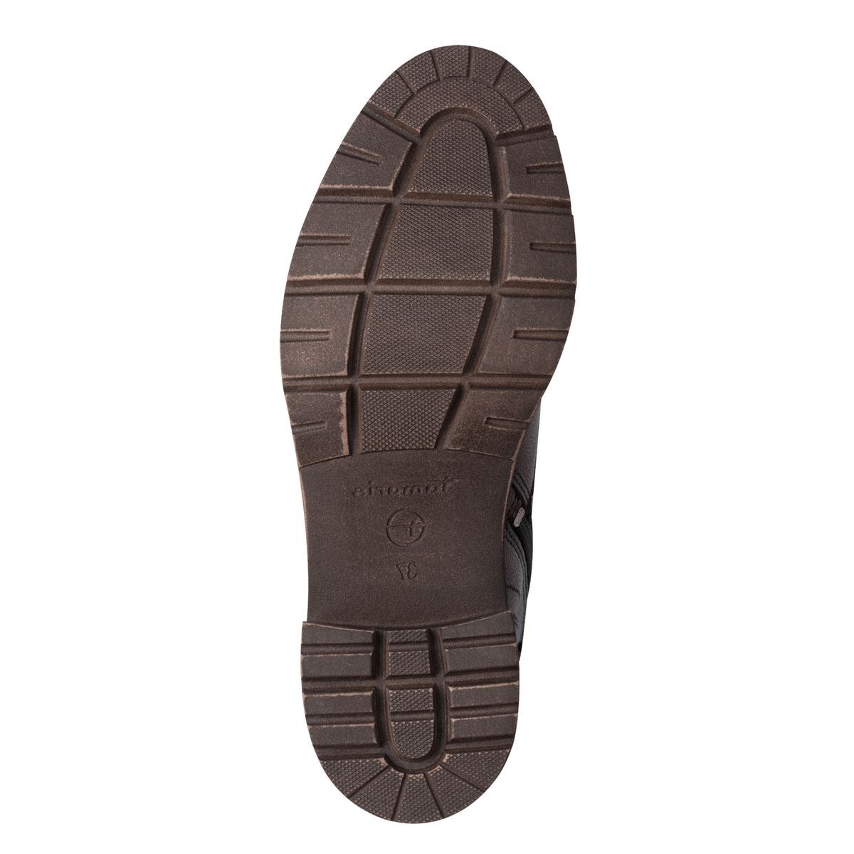 Bottines lacées à talons marron mocca, TAMARIS