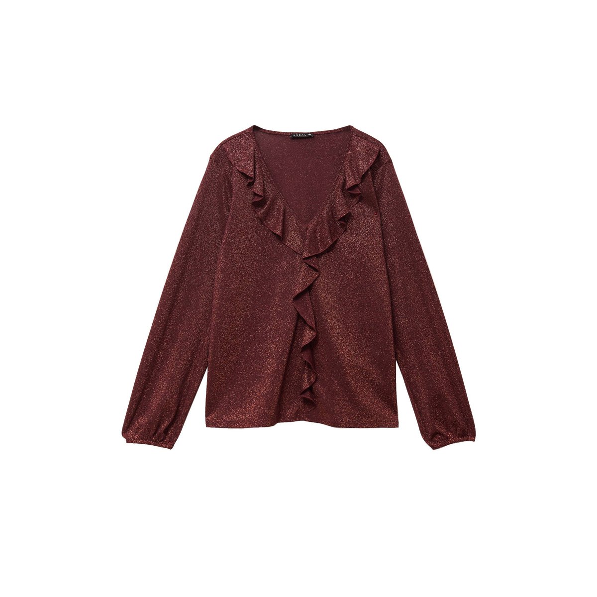 Blouse manches longues orange foncé, BREAL
