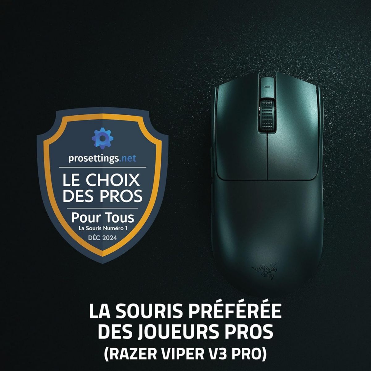 Souris Gamer Sans Fil Viper V3 Pro Noir couleur unique, RAZER