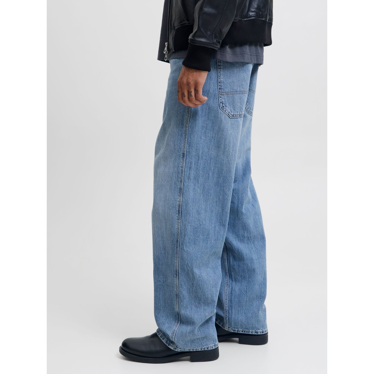 Jean Baggy Fit JJIALEX JJNORREBRO SQ 400 LN Jean baggy fit blue denim, JACK & JONES