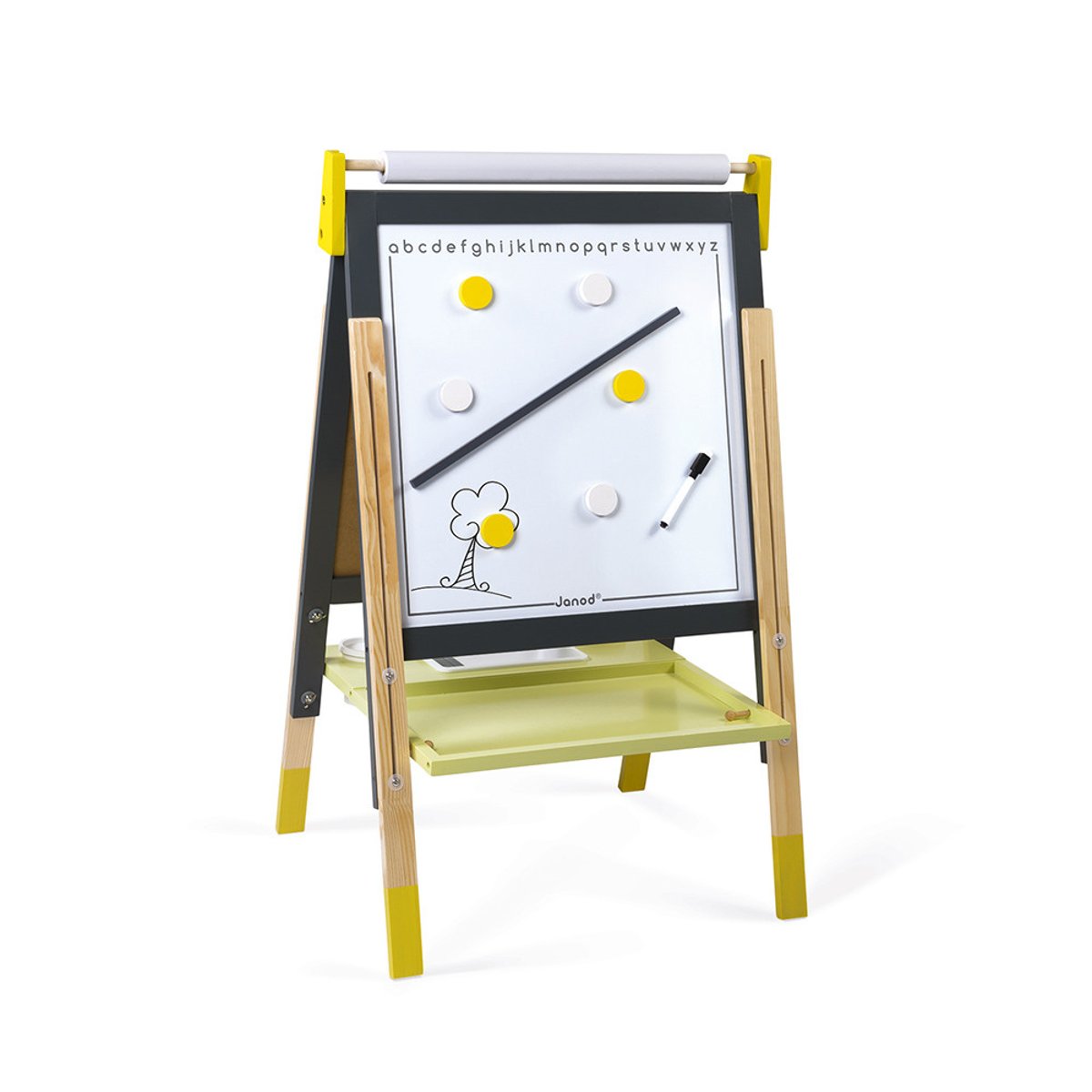 Tableau Réglable Gris Et Jaune multicolore, JANOD