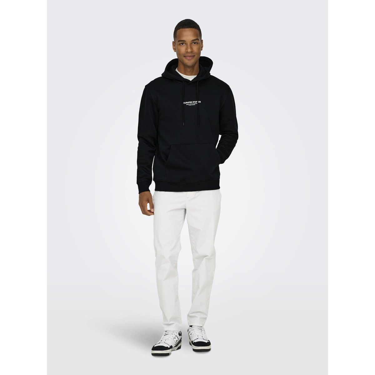 Sweat À Capuche black 1, ONLY & SONS