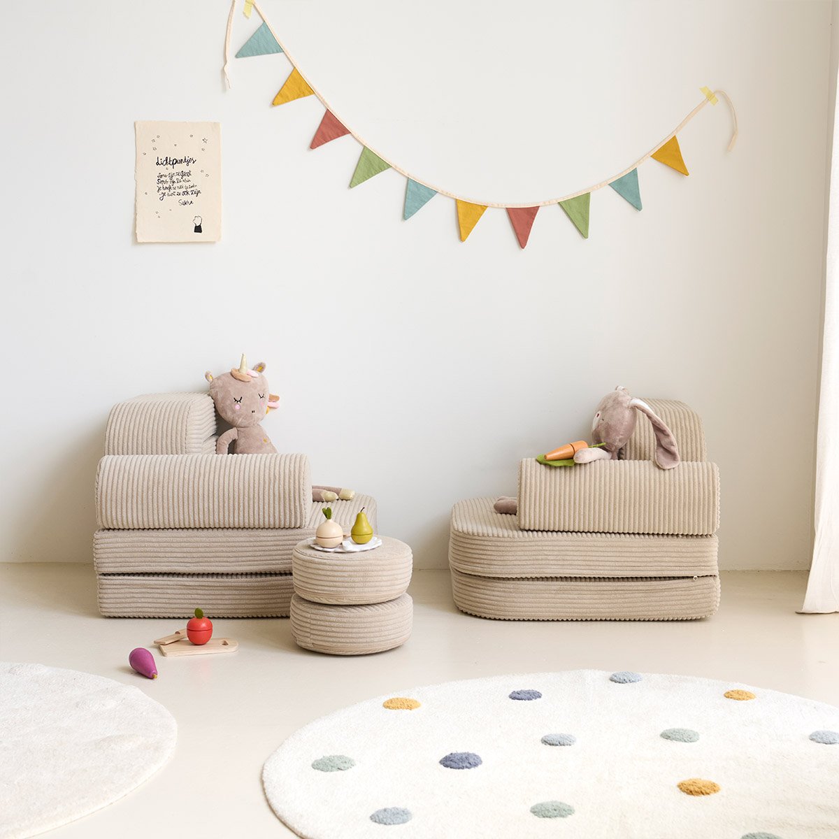 Blocs canapé beige, PETITE AMELIE