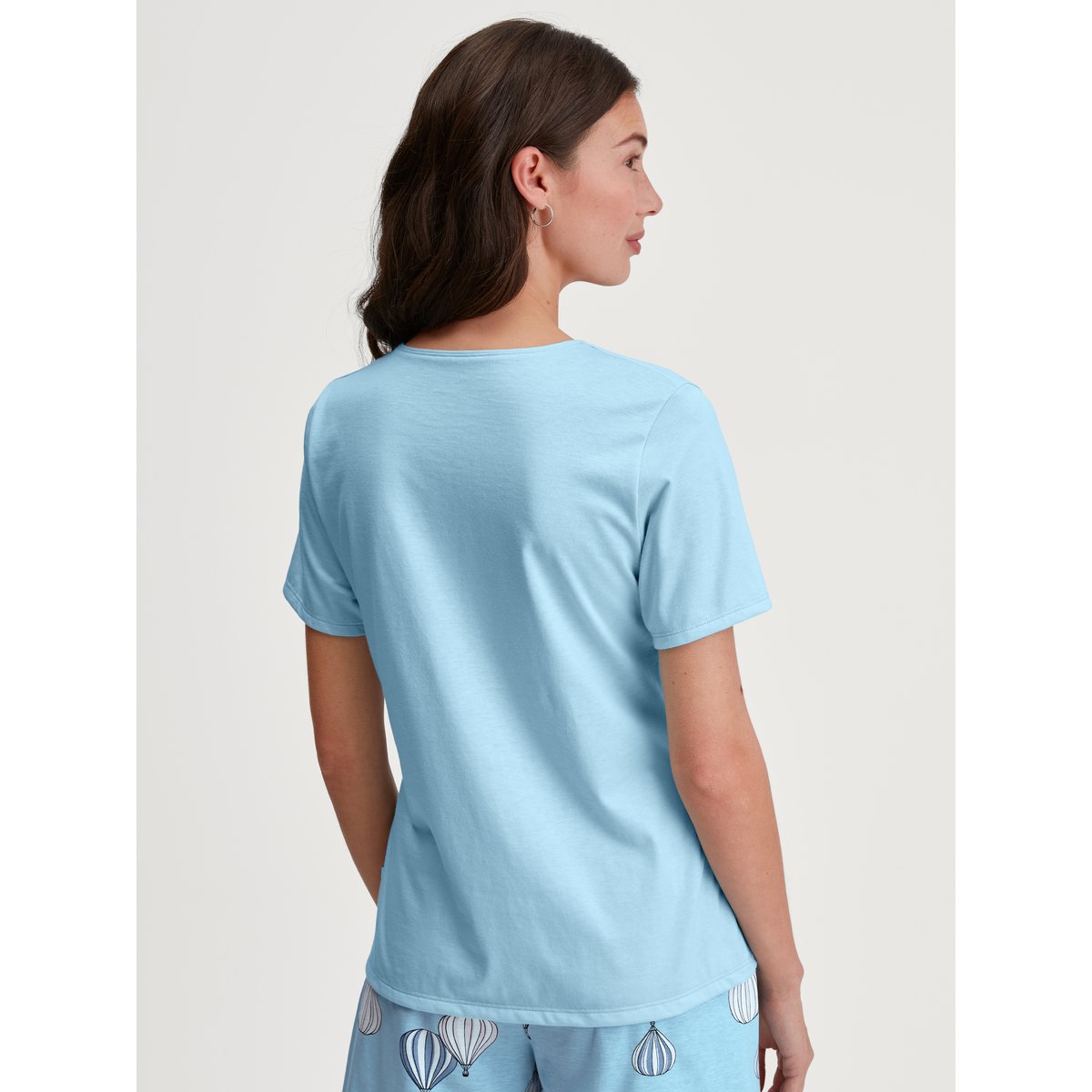 T-Shirt manches courtes Coton FAVOURITES OCEAN bleu cascade, CALIDA