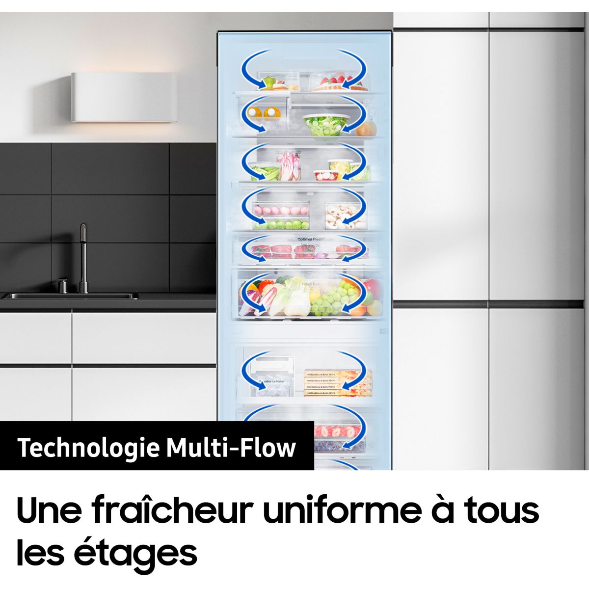 Réfrigérateur 1 porte RR70H39CDT métal, SAMSUNG