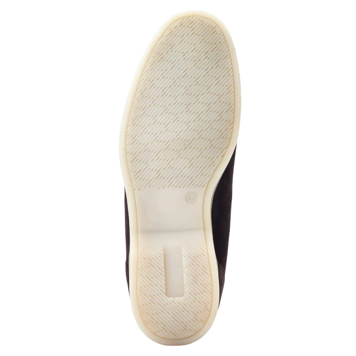 Mocassins en daim marron foncé, BASE LONDON